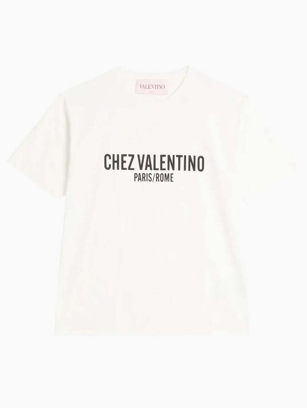 NWT Valentino GaravaniCotton T-Shirt with Chez Print Sz XS